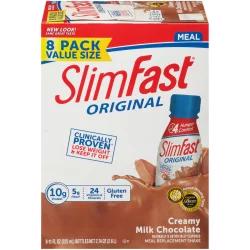 Slimfast Original Creamy Milk Chocolate Meal Replacement Shakes