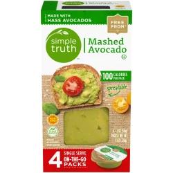 Simple Truth Mashed Avocado Single Serve On-The-Go Packs
