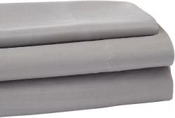 Everyday Living Microfiber Striped Sheet Set - 3 Piece - Frost Gray