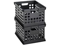Sterilite Storage Crate, Black