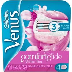 Gillette Venus Comfortglide White Tea Women's Razor Blade Refills Cartridges