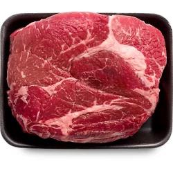 Meat Counter Beef USDA Choice Roast Chuck Top Blade Boneless - 2.50 LB