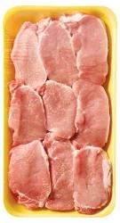 Boneless Pork Center Cut Chops (6-9 Per Pack)