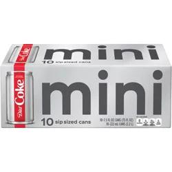 Diet Coke Soda Mini Cans