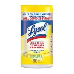 Lysol Lemon & Lime Disinfecting Wipes