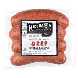 Kiolbassa All Natural Beef Smoked Sausage