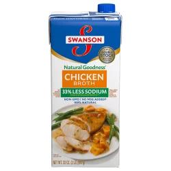 Swanson Gluten Free Low Sodium Chicken Broth - 32 fl oz