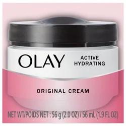 Olay Active Hydrating Cream Face Moisturizer, 2.0 fl oz