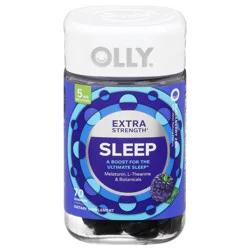 Olly Extra Strength Sleep Gummies with 5mg Melatonin - Blackberry Zen - 70ct