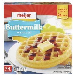 Meijer Buttermilk Frozen Waffles