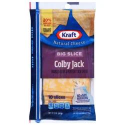 Kraft Big Slice Colby Jack Marbled Cheese Slices Pack