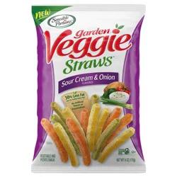Sensible Portions Garden Veggie Straws Sour Cream & Onion Flavored Vegetable & Potato Snack 6 oz. Bag