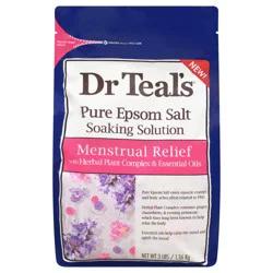 Dr. Teal's Menstrual Relief Pure Epsom Salt Soaking Solution