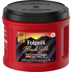 Folgers Black Silk Roast Coffee - 22.6oz