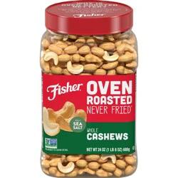 Fisher Oven Roasted Whole Cashews