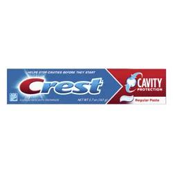 Crest Cavity Protection Fluoride Anticavity Regular Paste Toothpaste 5.7 oz