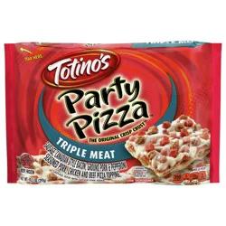 Totino's Triple Meat Party Frozen Pizza - 10.5oz