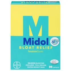 Midol Caplets Bloat Relief 30 ea