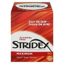 Stridex Acne Medication Maximum Soft Touch Pads