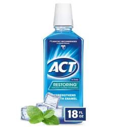 ACT Cool Mint Restoring Anticavity Fluoride Mouthwash