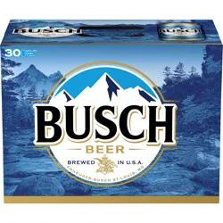 Busch Beer  30 pk / 12 fl oz Cans