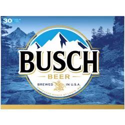 Busch Beer  30 pk / 12 fl oz Cans