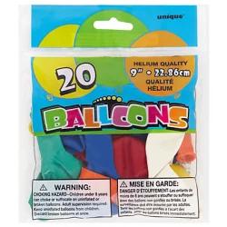 Unique Industries Balloons, Assorted Colors