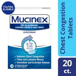 Mucinex Chest Congestion Tablets