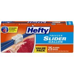 Hefty Slider Bags Freezer Gallon Value Pack