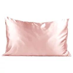 Kitsch Satin Pillowcase, Blush, Standard