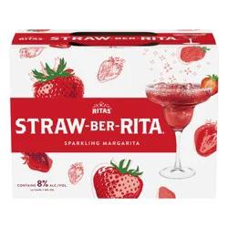 Bud Light Ritas Straw-Ber-Rita Strawberry Malt Beverage, 8.0% Alc./Vol., 8% ABV