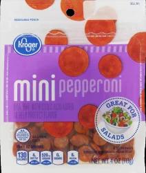 Kroger Sliced Mini Pepperoni