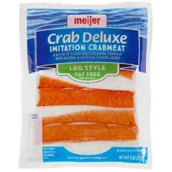 Meijer Leg Style Crab Deluxe Imitation Crab Meat