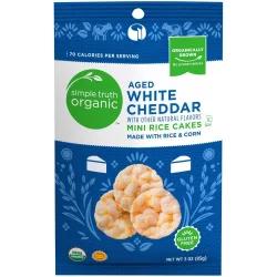 Simple Truth Organic Aged White Cheddar Mini Rice Cakes