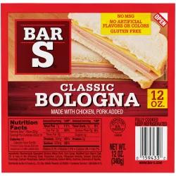 Bar-S Classic Bologna 12 oz. Pack
