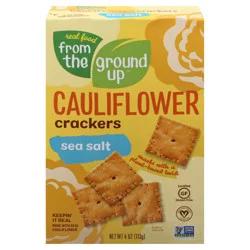 From The Ground Up Sea Salt Cauliflower Crackers 4 oz