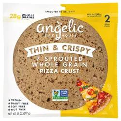 Angelic Bakehouse Flatzza Sprouted Whole Grain Thin Pizza Crusts