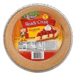 Keebler Ready Crust Pie Crusts Graham 9 Inch Size - 6 Oz