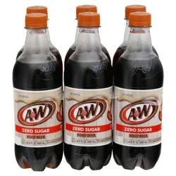A&W Root Beer Zero Sugar Bottles