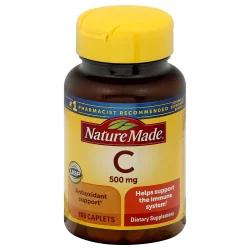Nature Made Vitamin C Caplets, for Immune Support, Gluten Free