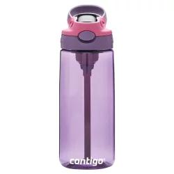 Contigo Kids Water Bottle with Redesigned AUTOSPOUT Straw, Eggplant & Punch