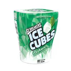 Ice Breakers Ice Cubes Spearmint Sugar Free Gum - 40ct