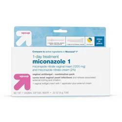 Miconazole Vaginal Antifungal Cream - 1 day Treatment - 0.32oz - up & up