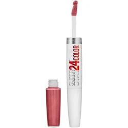 MaybellineSuper Stay 24 2-Step Long Lasting Liquid Lipstick - Forever Chestnut - 1 kit - 1.4oz: Moisturizing, No Transfer, Microflex Technology