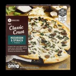 SE Grocers Pizza Classic Crust Mushroom & Spinach