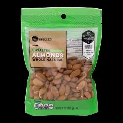 SE Grocers Unsalted Almonds Whole Natural