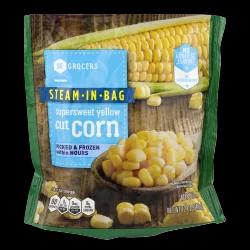 SE Grocers Steam-In-Bag Yellow Cut Corn Supersweet