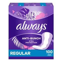 Always Xtra Protection Daily Regular Panty Liners - Unscented - 100ct