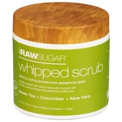 Raw Sugar Sensitive Skin Whipped Polish Green Tea + Cucumber + Aloe Vera - 15oz