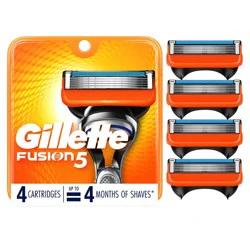 Gillette Fusion5 Men's Razor Blade Refills - 4ct